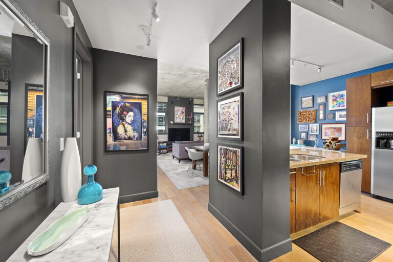 Entrance area of the unit.