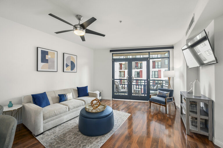 View of the living room.