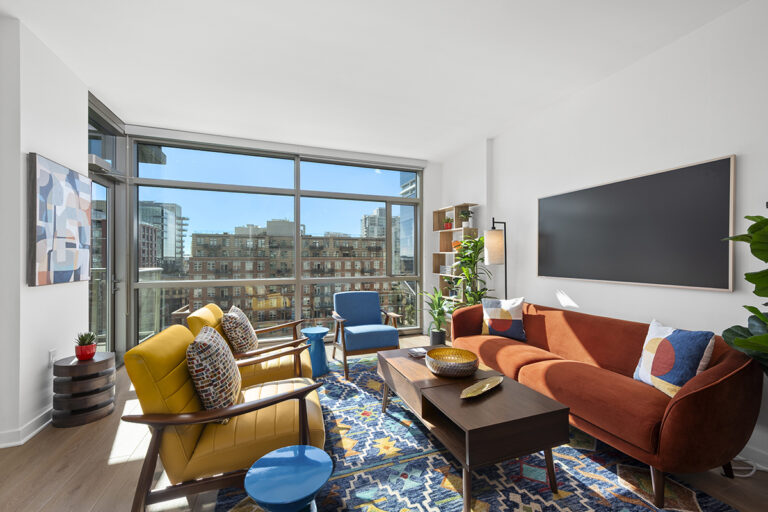 View of living room.