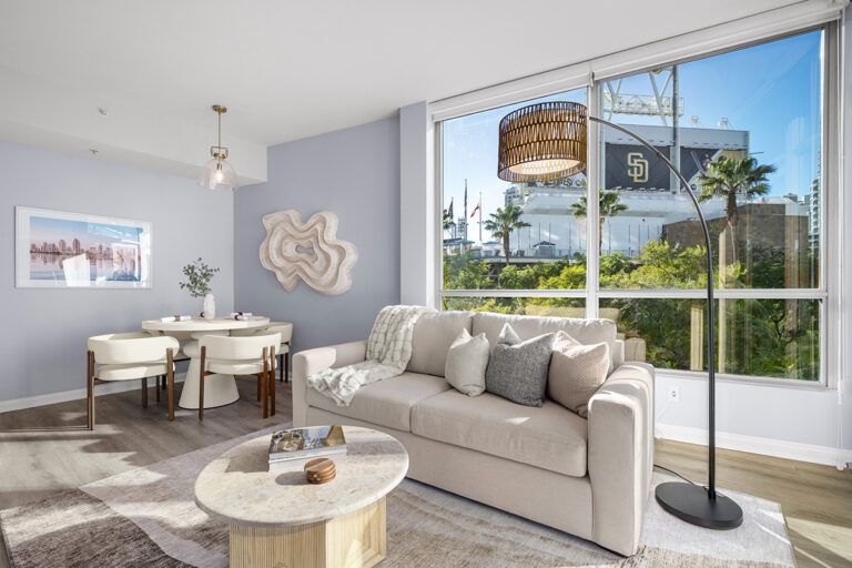 View of the living room.