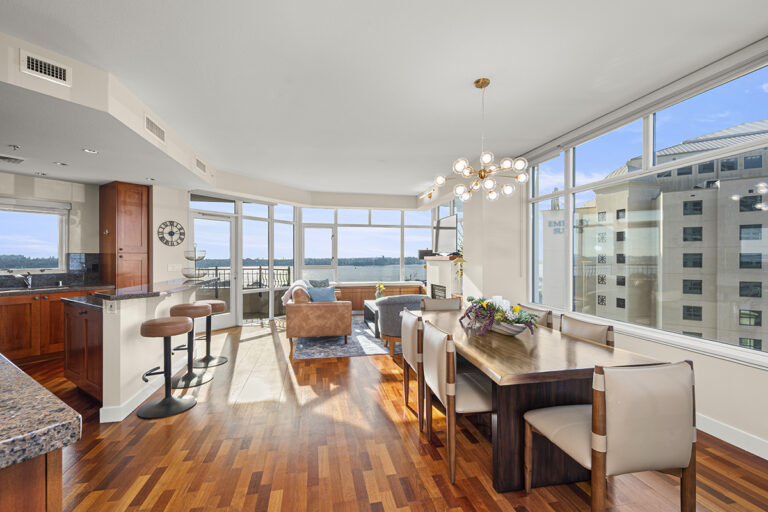 View of the main living area.