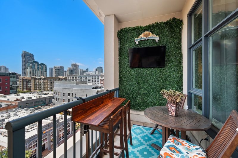 View of the patio.