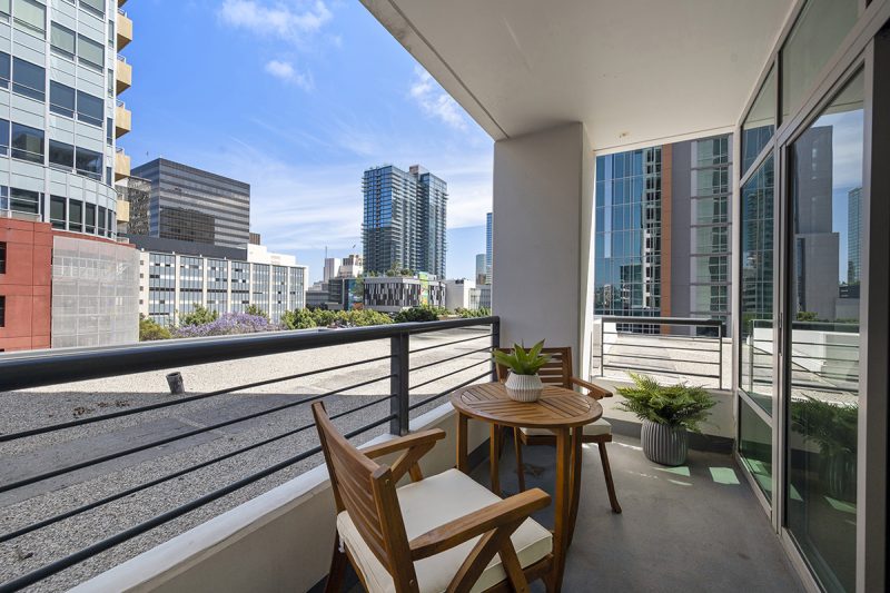 View of the patio.