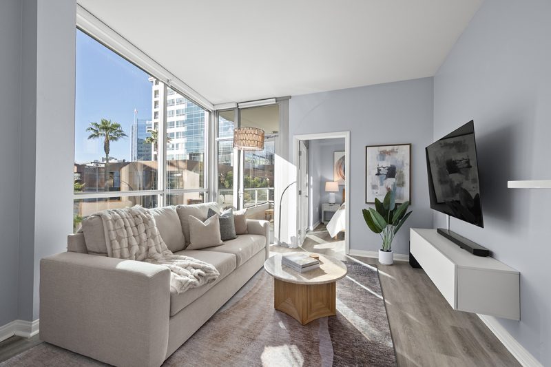 Alternate view of the living room.