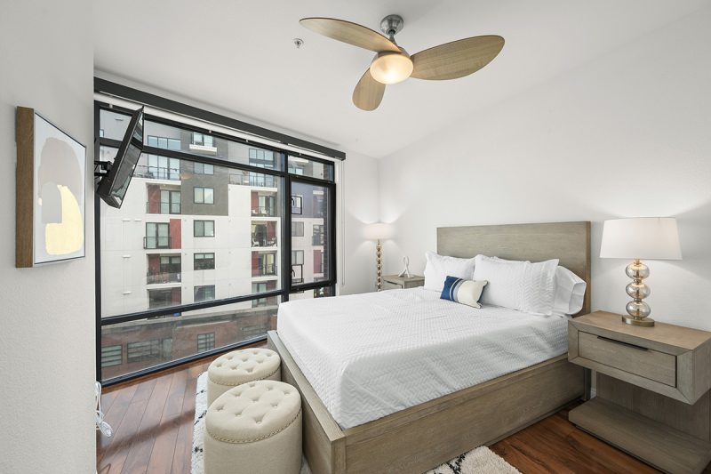 View of the bedroom.