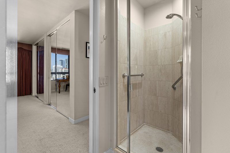 View of the bathroom.